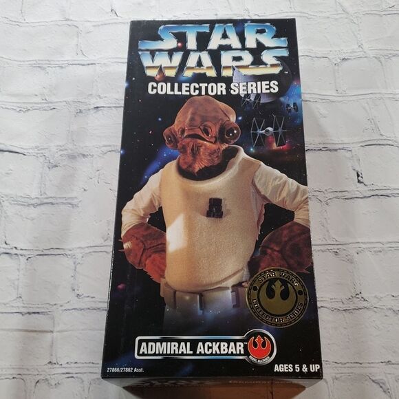 NIB Vintage Star Wars Collector Series Admiral Ackbar Figure - Picture 1 of 8